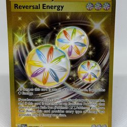 Reversal energy gold Pokemon card Near Mint