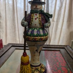 Vintage Snow man Nutcracker 