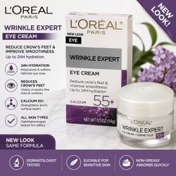 L'Oréal Paris Wrinkle Expert Eye Cream 0.5 oz - 55+ Calcium Formula