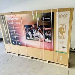 Hisense - 100" Class QD7 Series Mini LED QLED 4K UHD HDR Smart Fire TV  Hisense 100QD7QF  Brand New In Box  2025 Model  Delivery