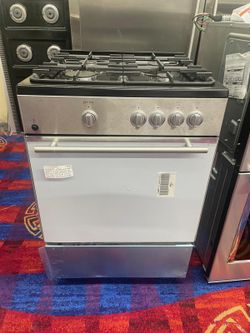 Stainless Steel Gas Range with Oven 24"