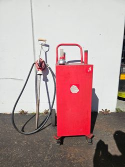 30 gallon gas tank/reservoir with 20 g/m pump