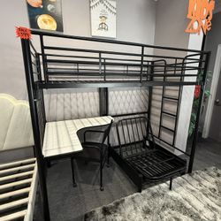 Bunk Bed With Desk