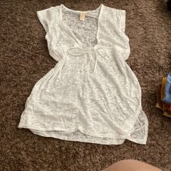 White Bathing Suit Cover Up 