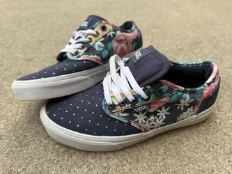 Vans Low-Top Floral Canvas Sneakers