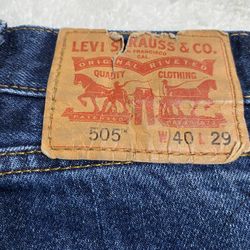 Levi 505 40X29 $11.00