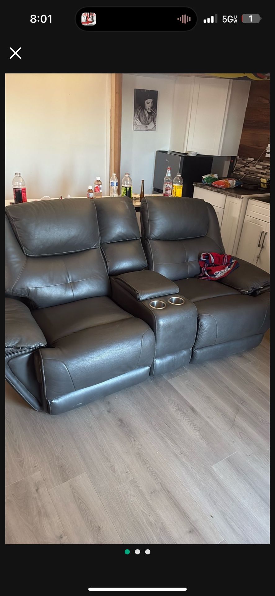 Black Couch Recliner