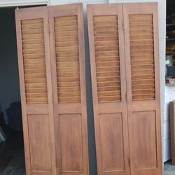 Hard Wood Louvered Doors