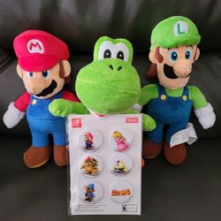 Super Mario Plushes