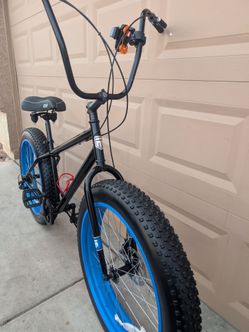 26"x4.0. FAT TIRES MONGOOSE MENS CRUISER BIKE. 1X7 SPEEDS. Like New with upgrades 👌🏼