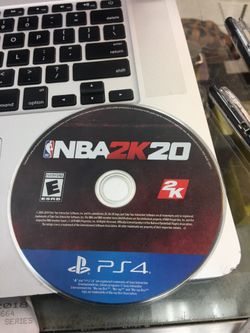 PlayStation 4 PS4 game nba 2k20 game no case