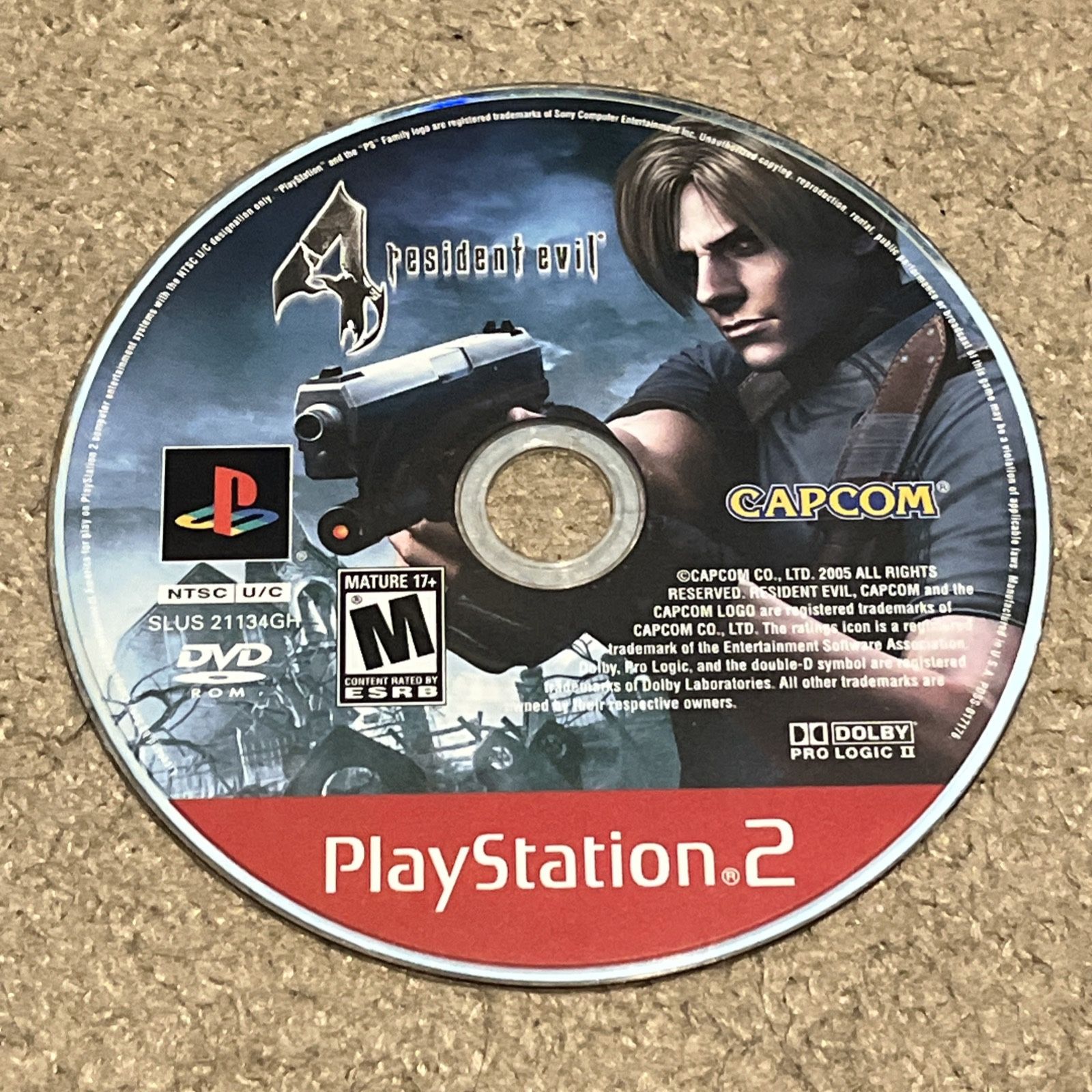 Resident Evil 4 PS2 PlayStation 2 Greatest Hits Horror Game Disc Only Tested