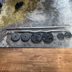 Two Barbell Weight Set 