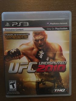 Sony PlayStation ps3 ufc 2010