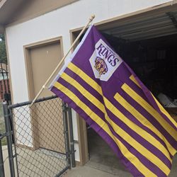 Los Angeles kings flag brand new 3 x 5 feet