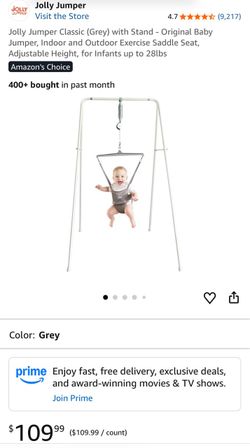 Jolly Jumper Classic Baby Jumper with Stand and Tent!