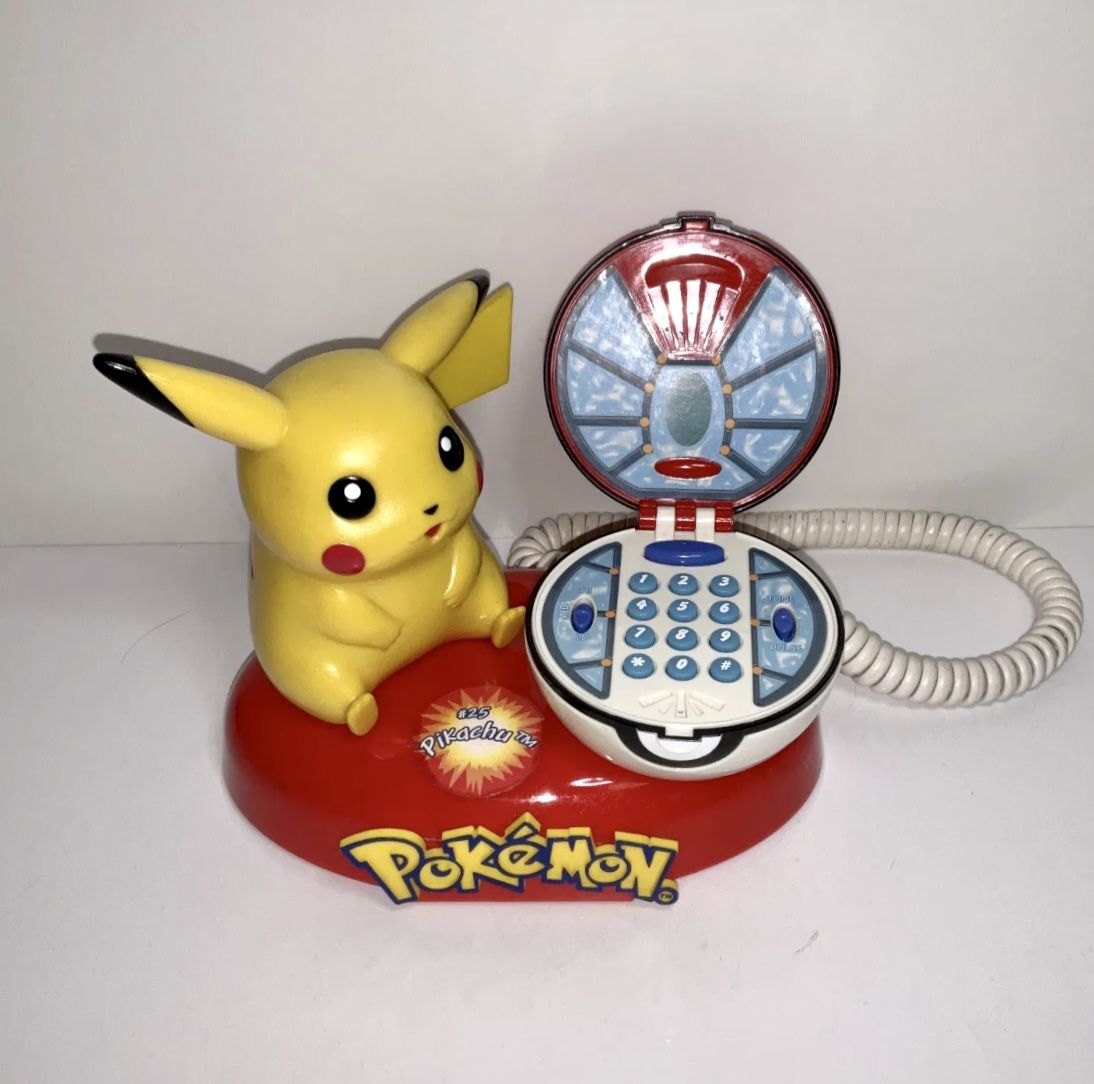 Vintage Rare Collectable Pokemon Pikachu Phone Friend Nice!