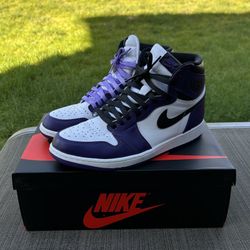 Jordan 1 Retro High Court Purple Size 10.5