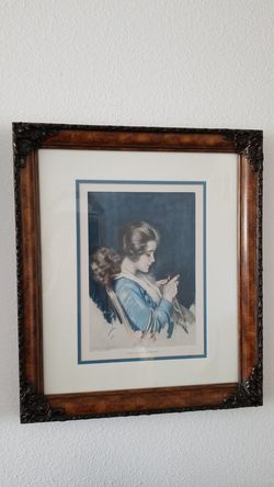 Custom framed picture