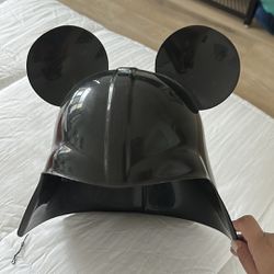 Rare Mickey Mouse ear Darth Vader helmet 