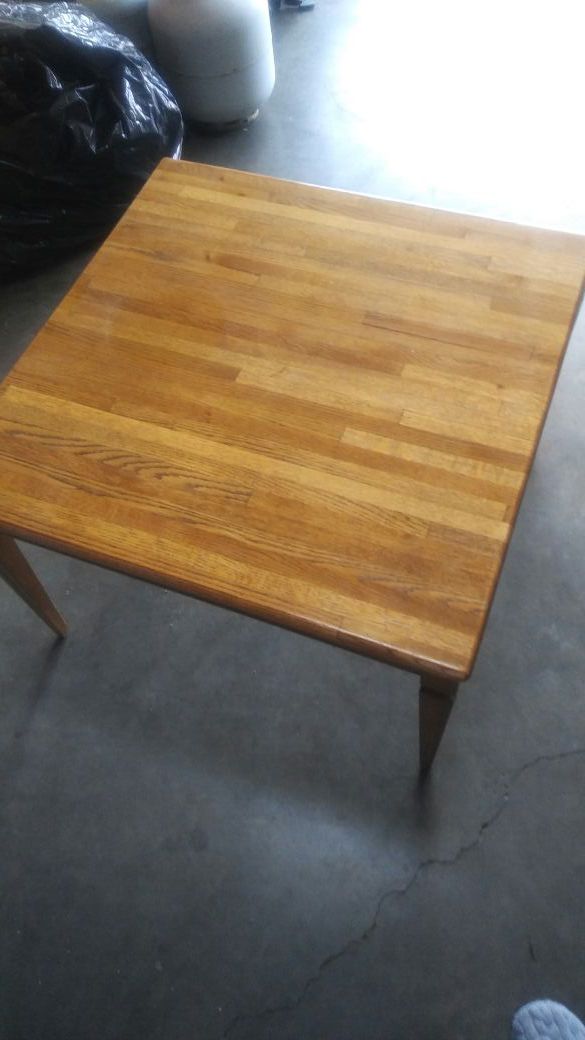 Old maple wood table