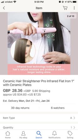 Hair straightener