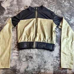 True religion zip front shirt