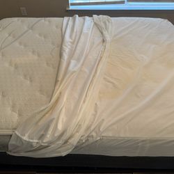 Queen Mattress And Mattress Box (No Frame)