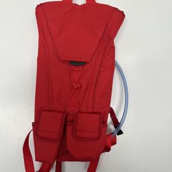Red Hydration Backpack 