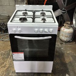 Estufa De 24 Pulgadas Disponible Color Blanco Entrega Inmediata De Gas