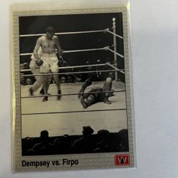 Jack Dempsey Vs Angel Firmo Mint