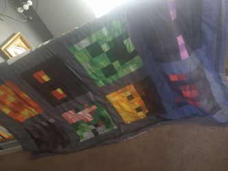 Minecraft Twin Bed Comforter 
