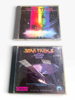 Star Trek & Star Trek II The Wrath of Khan Motion Picture Soundtracks