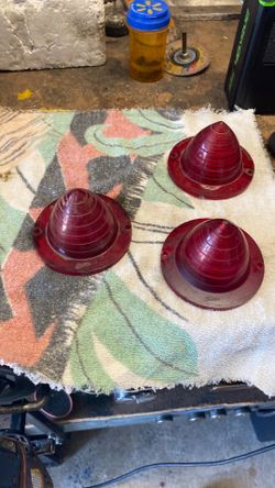 Original 1961 Chevy taillight lenses