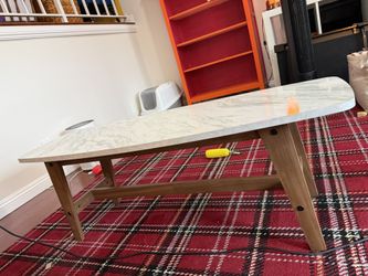 White Marble Pattern Coffee Table
