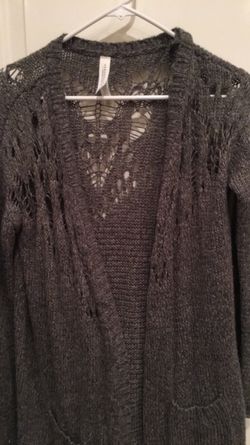Long grey Aeropostale sweater