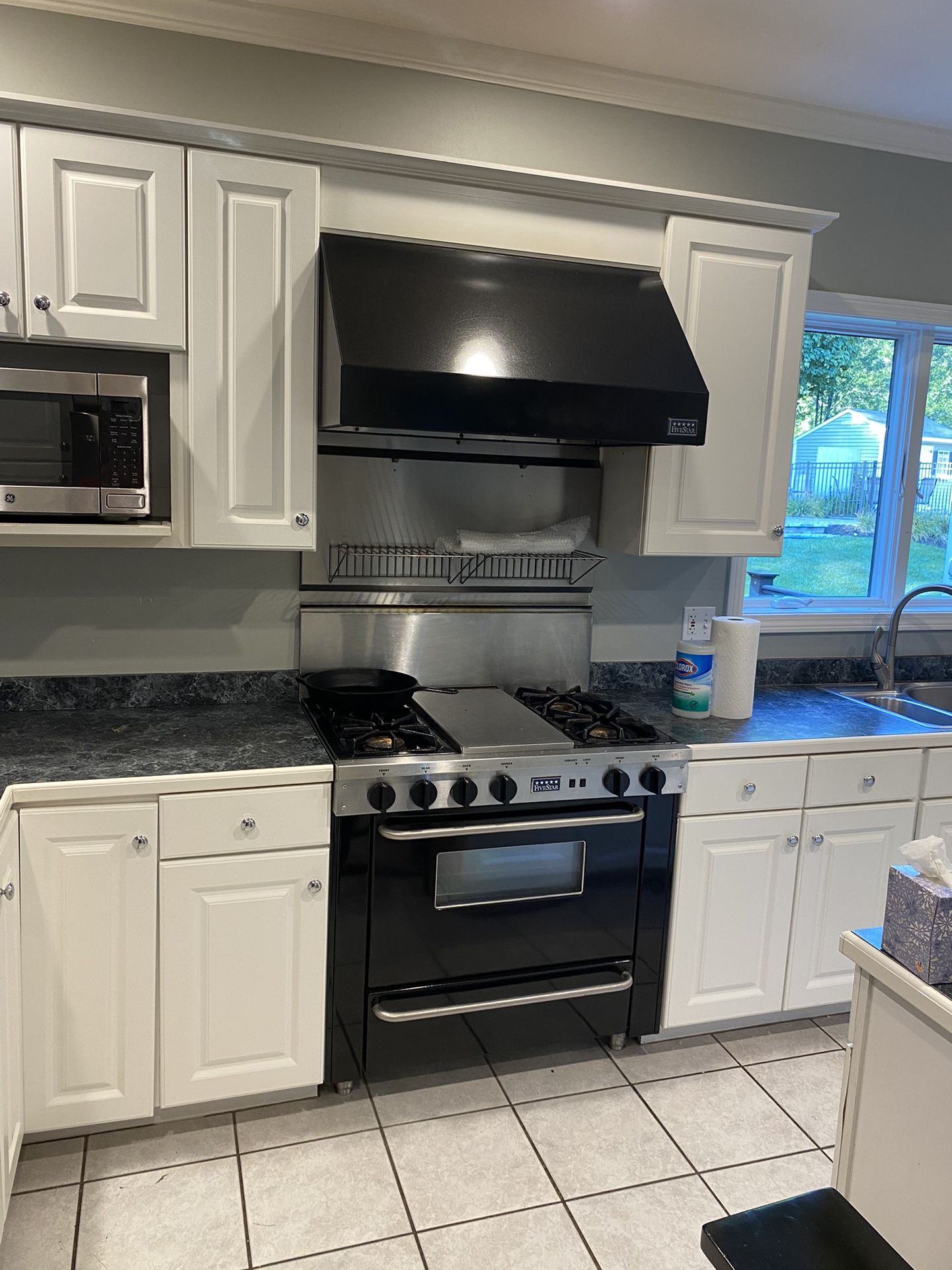 Gas Oven Range With Hood