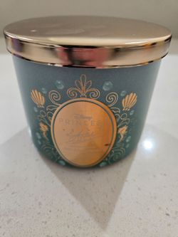 Bath and Body Works Disney candles Tiana and Ariel $8 each