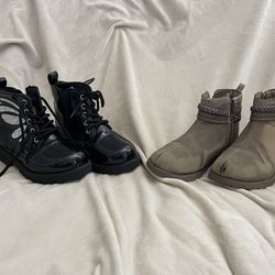 Girls boots used Size 1