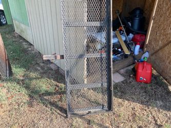 Heavy Duty Expanded Metal homemade tow hitch rack