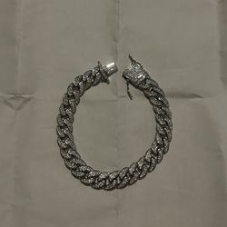 Sterling Silver Cuban Link Bracelet 