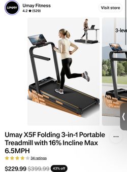 X5F Walking Pad Treadmill With Incline