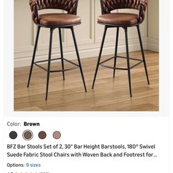 2 Stool Chairs