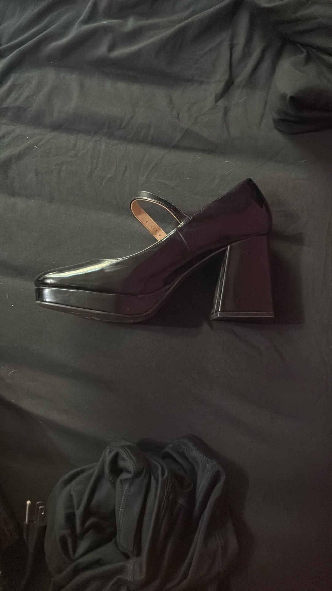 Black Mary Jane Heels