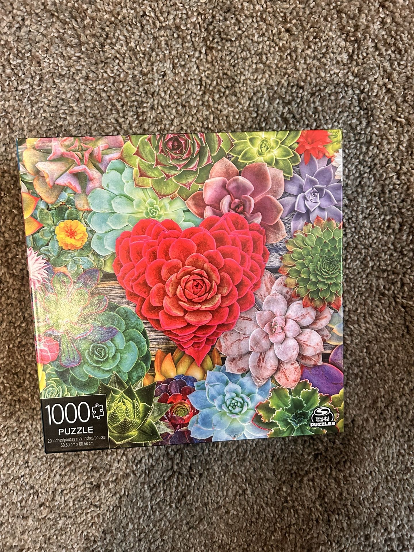 Spin Masters - Amour Succulents - 1000 Piece Puzzle