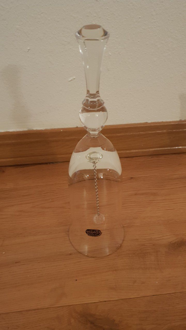 Bohemian Crystal Bell, Made in Czech Republic