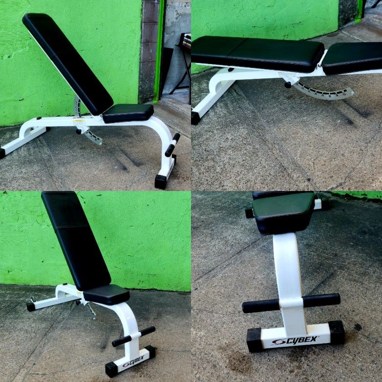 CYBEX 5437 COMMERCIAL WEIGHT BENCH ADJUSTABLE FLAT- INCLINE