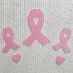 Homemade Keychain- Breast Cancer Awareness 