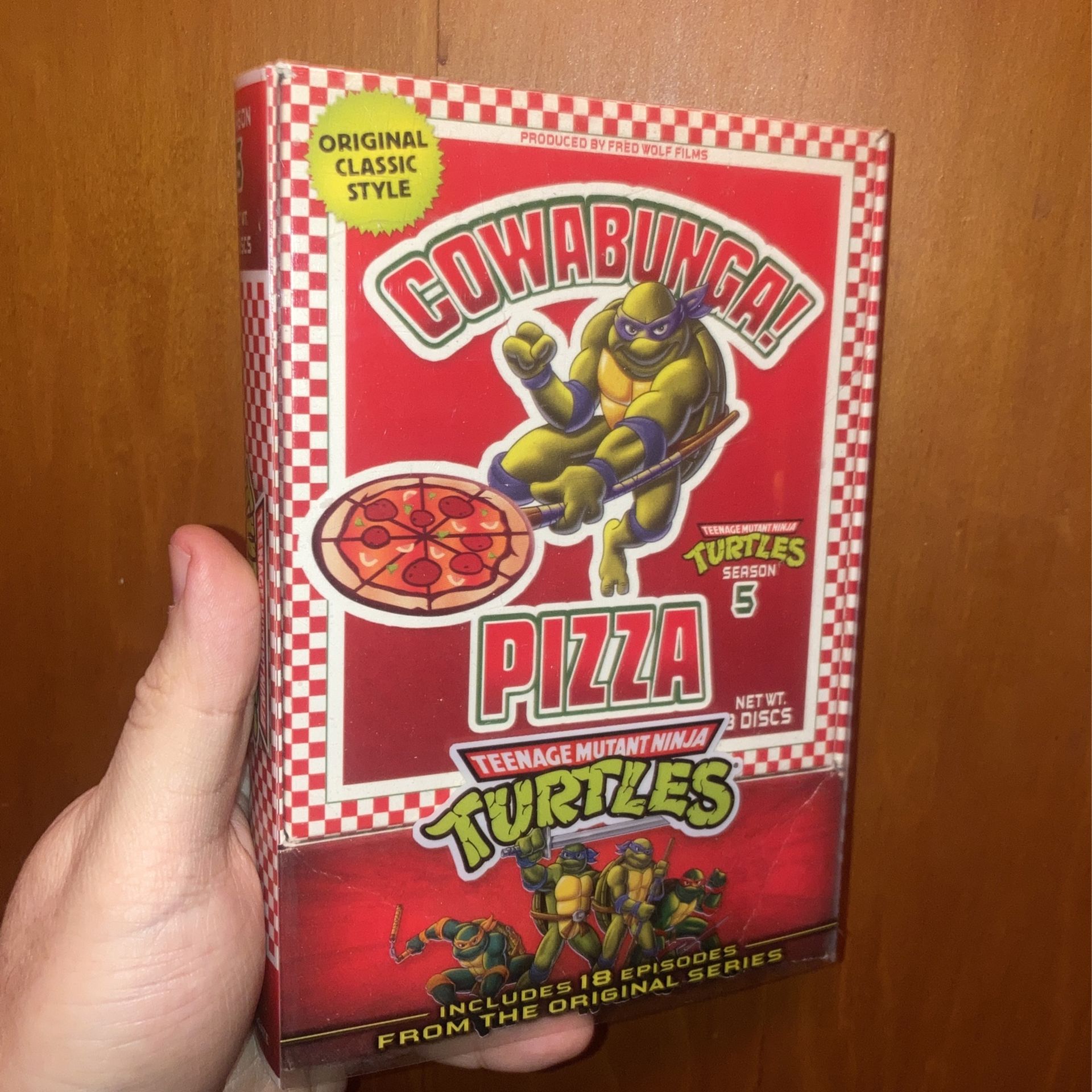 Teenage Mutant Ninja Turtles Season 5: Cowabunga Pizza DVD Set (discs 1 &3)