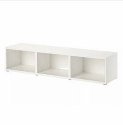 TV unit, white, 70 7/8x15 3/4x15 "